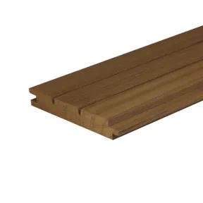 Thermisch gemodificeerd Ayous triple blokprofiel 20x140mm (20x130mm) vario