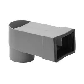 Stadsuitloop HWA PVC 60 x 80 mm t.b.v. HWA-buis ø80 mm