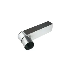 Stadsuitloop HWA verzinkt staal 60x80mm ø80mm
