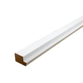 Stijl en bovendorpel Meranti Raamhout voor enkelglas (model RHB) 40x67mm 2x gegrond 