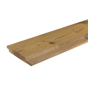 Channelsiding thermisch gemodificeerd Vuren 18x142mm (werkend 17x130mm) 