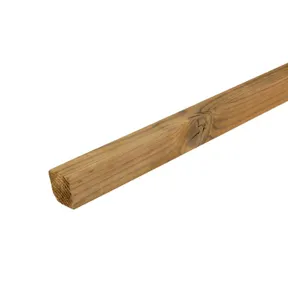 Regel thermisch gemodificeerd Vuren 50x50mm (42x42mm werkend) geschaafd