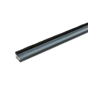 Tochtstrip XL 2600mm voor glazen schuifwand antraciet