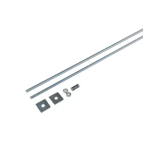 Trekstang beschoeiingset M12 verzinkt staal