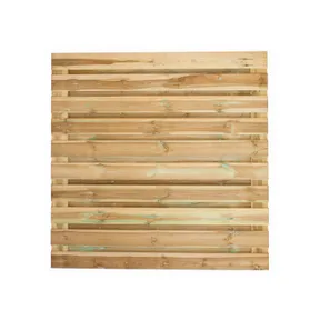 Tuinscherm Brussel 180x180cm geïmpregneerd Grenen 19-planks