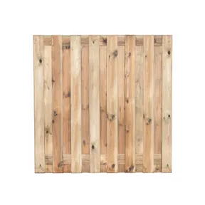 Tuinscherm Cambridge 180x180cm geïmpregneerd Grenen 15-planks