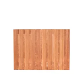 Tuinscherm Dalian 180x130cm geschaafd Keruing 19-planks