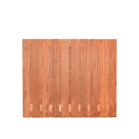 Tuinscherm Dalian 180x150cm geschaafd Keruing 19-planks