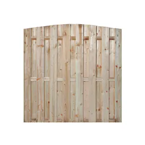 Tuinscherm Dublin 180x180cm geïmpregneerd Grenen 15-planks