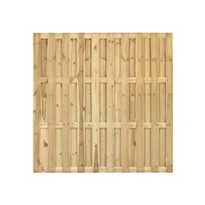 Tuinscherm Eugene 180x180cm geïmpregneerd Grenen 19-planks
