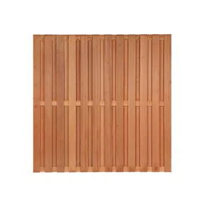 Tuinscherm Lyon 180x180cm geschaafd Keruing 23-planks