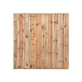 Tuinscherm Medina 180x180cm geïmpregneerd Grenen 19-planks