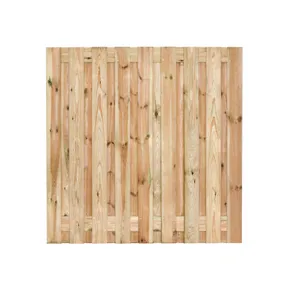Tuinscherm Valera 180x180cm geïmpregneerd Grenen 17-planks
