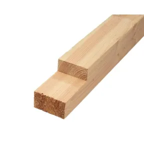 Tussenpaal Douglas hout 140x140mm geschaafd (tbv ringbalk 45x145 en 45x160mm)