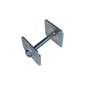 Verstelbare paalhouder M20 verzinkt 110x110x160mm