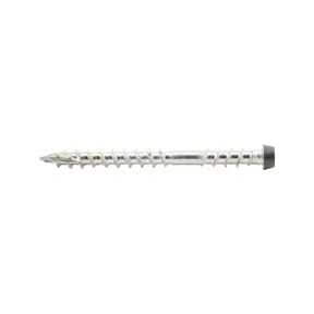 Houtcomposiet vlonderschroef RVS Zwart 5,3x58mm voor bovenzij. bevestiging - à 75 stuks