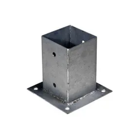 Voetsteun 90x90mm verzinkt 15cm