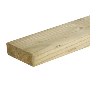 Regel Vuren 32x100mm (28x95mm netto) geschaafd geïmpregneerd 