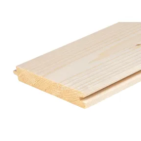 Vloerdeel Vuren 22x125mm (werkend 18x113mm) mes en groef geschaafd 