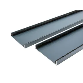Wandprofiel 2700mm voor 7-rail glazen schuifwand antraciet