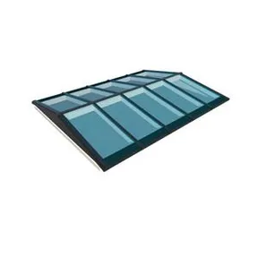 Lichtstraat Zadeldak Grenen geïsoleerd (HR++ isolatieglas) - Zwart (RAL9005)