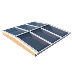 Lichtstraat Zadeldak Grenen geïsoleerd (HR++ isolatieglas) - Wit (RAL 9010)