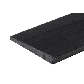 Zweeds Rabat Douglas hout 11/22x195mm (werkend 180mm) zwart geïmpregneerd (gedompeld)