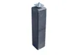 Betonpoer met draadeind en stelplaat 15x15cm 60cm antraciet