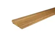 Thermisch gemodificeerd Fraké dubbel blokprofiel ongelijk x-clip 21x129mm (werkend)