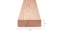 Balk Douglas hout 45x120mm geschaafd
