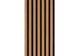 Akoestische wandpanelen / lattenwand brons Eiken 30x260cm