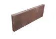 Betonband 7x40cm roestbruin