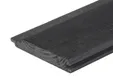 Channelsiding Vuren 19x146mm (werkend 131mm) fijnbezaagd zwart gespoten