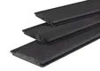 Channelsiding Vuren 19x146mm (werkend 131mm) fijnbezaagd zwart gespoten