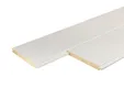 Dakbeschot Vuren (werkend 18x145mm) mes en groef geschaafd wit gespoten RAL 9010 