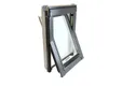 Dakraam Winstar tuimelvenster HR glas met gootstuk 134x140cm wit afgelakt 