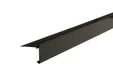 Daktrim aluminium 60x64mm 250cm zwart