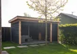 Daktrim aluminium 60x64mm 250cm zwart