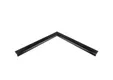 Daktrim aluminium binnenhoek kraal 26x40mm 800mm zwart