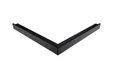 Daktrim aluminium buitenhoek 45x45mm 800mm zwart