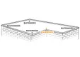 Daktrim aluminium buitenhoek 45x45mm 800mm zwart