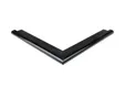 Daktrim aluminium buitenhoek kraal 26x40mm 800mm zwart