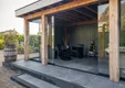 Daktrim aluminium kraal 45x40mm 250cm