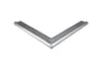 Daktrim aluminium buitenhoek kraal 26x40mm 800mm