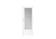 Boarddeur Vlak SKB 296 volspaan vulling met grote glasopening voorgelakt RAL 9010 excl. glas opdek