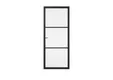 Binnendeur SSL 4003 met nevelglas zwart RAL 9011