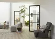 Binnendeur SSL 4003 met rookglas zwart RAL 9011