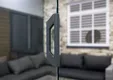 Deurgreep voor glazen schuifwand 150x36mm zilver