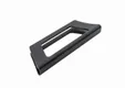 Deurgreep XL voor glazen schuifwand 150x50mm mat zwart