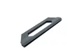 Deurgreep zelfklevend voor glazen schuifwand 150x36mm antraciet 